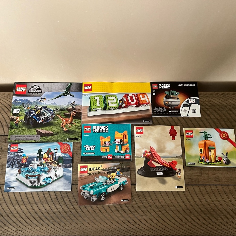 LEGO Variety Instruction Manuals  Used Condition